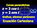 06. Curvas paramétricas - Graficar, eliminar parámetro, elipse