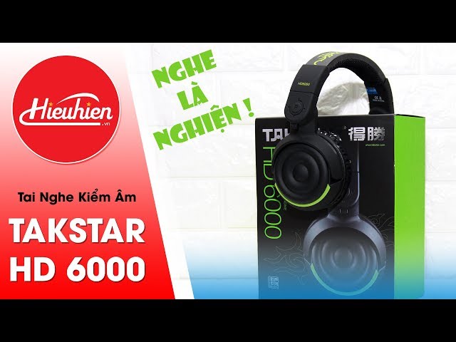 [Hieuhien.vn] Takstar HD 6000 | Tai nghe kiểm âm chuyên nghiệp, giá rẻ