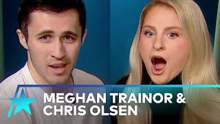 Meghan Trainor SHOCKED After Bestie Chris Olsen Spills In ‘Friends Uncensored’