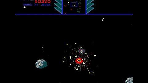 Sinistar for DOS - Worker Built Sinistar In Distant (1983 Williams Electronics)