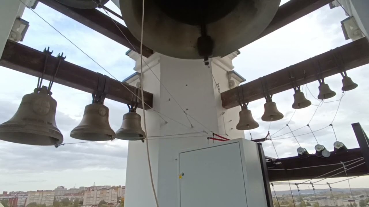 Электронный звонарь на 13 колоколов, Встречный звон, г.Воткинск, Благовещенский собор.