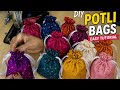 How to Make a Beautiful Gift Pouch Potli Bag at Home