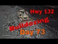 Bulldozing Hwy 132  aftermath of kilauea volcano day 73