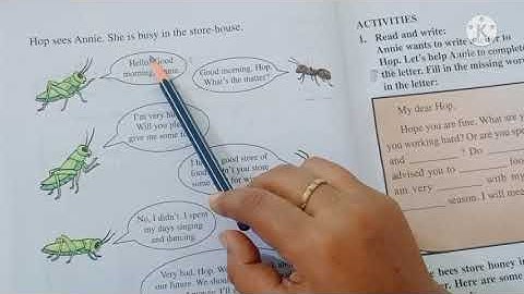 class 4 English Lesson 2 The Ant and the Grasshopper ( explain story)
