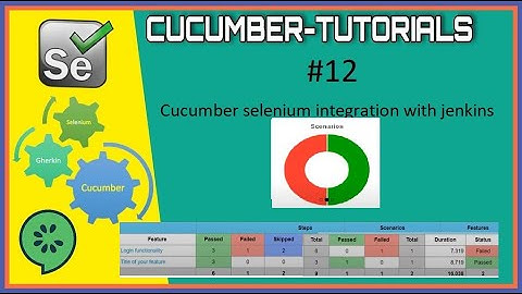 #Tutorials 12 How to run cucumber selenium tests with Jenkins