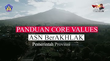 Panduan Perilaku Core Values ASN BerAKHLAK Pemerintah Provinsi Bali