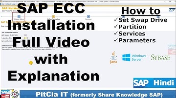 SAP Live Installation Step by Step Guide with Explanation #pitciait #saphindi