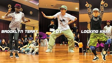 Brooklyn Terry x dt x Locking Khan | Judge Showcase | NTU Funk Jam 2015 x The Real Deal St. Five