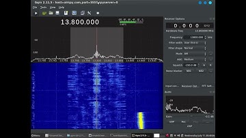Shortwave Radio: Spyserver Streaming in the Gqrx Linux Client | Software Defined Radio | Linux