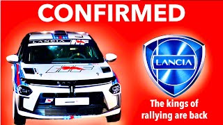 Lancia is Officially Returning to Rallying