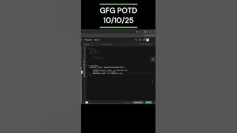 ZigZag Tree Traversal | GFG POTD | 10/10/2025 #coding #gfg #potd #java
