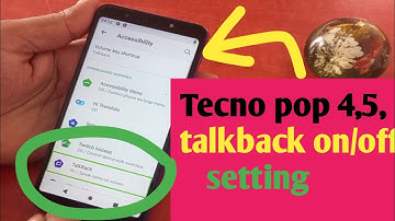 tecno pop 4 talk back setting kaise karen | how to double tape touch screen|how to turn off talkback