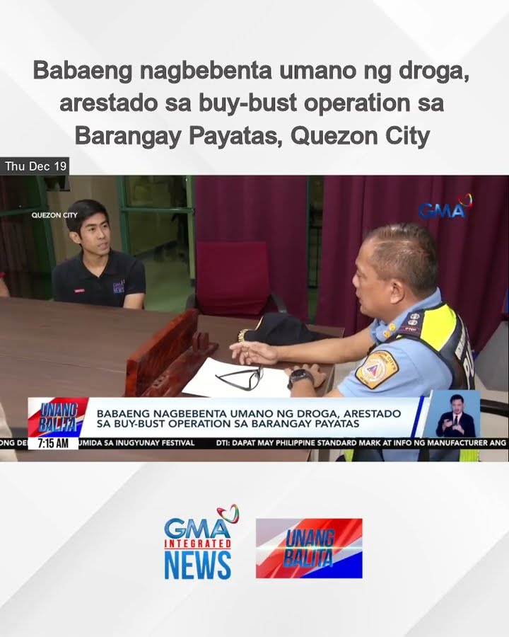 Babaeng nagbebenta umano ng droga, arestado sa buy-bust operation sa Barangay... | Unang Balita