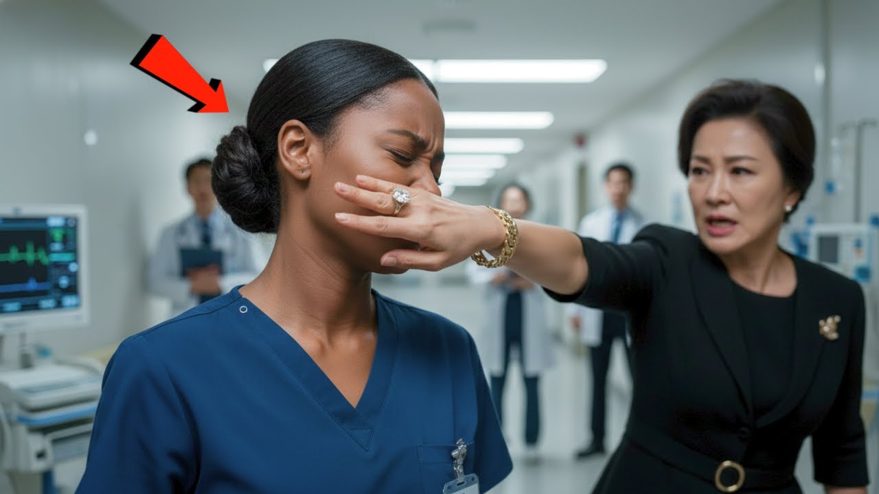 Rich Woman Slaps a Black Nurse in the ICU — Unaware She’s Engaged to Korea’s Most Feared Mafia Boss