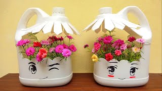 Amazing Plant Pots Ideas, Recycle Plastic Container Into Beautiful Flower Pots for Small Garden by No1 Garden 65,724 views 9 months ago 20 minutes