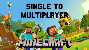 How To Make Your Single Player Minecraft World Multiplayer (Minecraft Quick Guide)