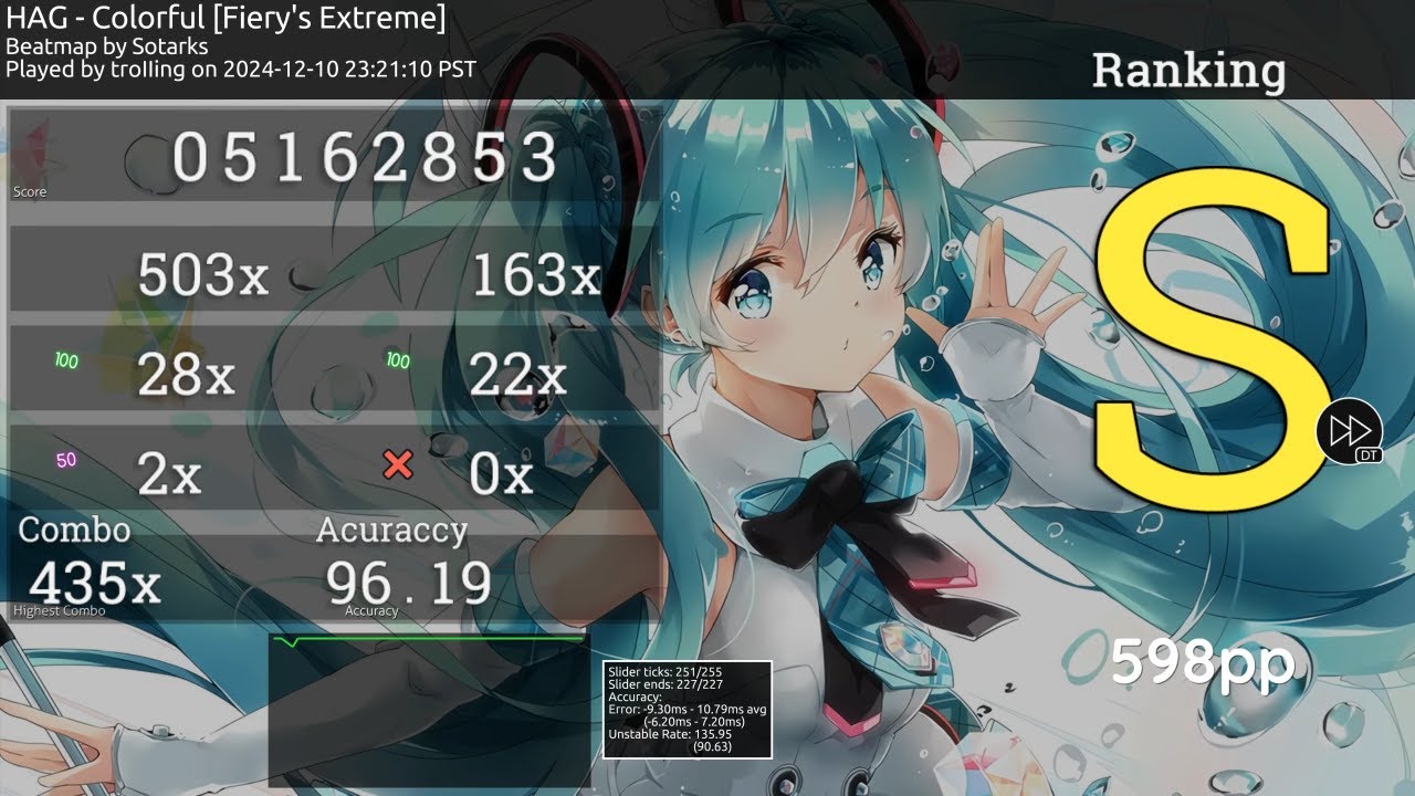 598pp colorful 8.6* s rank