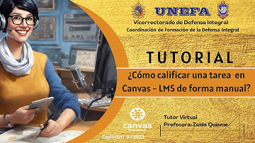 ¿Cómo calificar una tarea de forma manual en Canvas LMS?