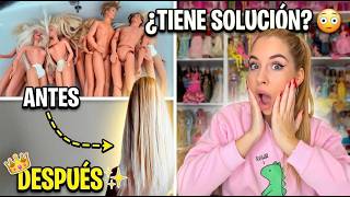 RESTAURANDO más BARBIES para mi RETO 😱 ¿mereció la pena? 🤔