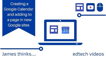 Creating a Google Calendar and embedding it into new Google sites