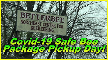 Covid19 Safe Betterbee Drive-Through Package Pickup for Beekeepers Beekeeping Bees  - Episode 4