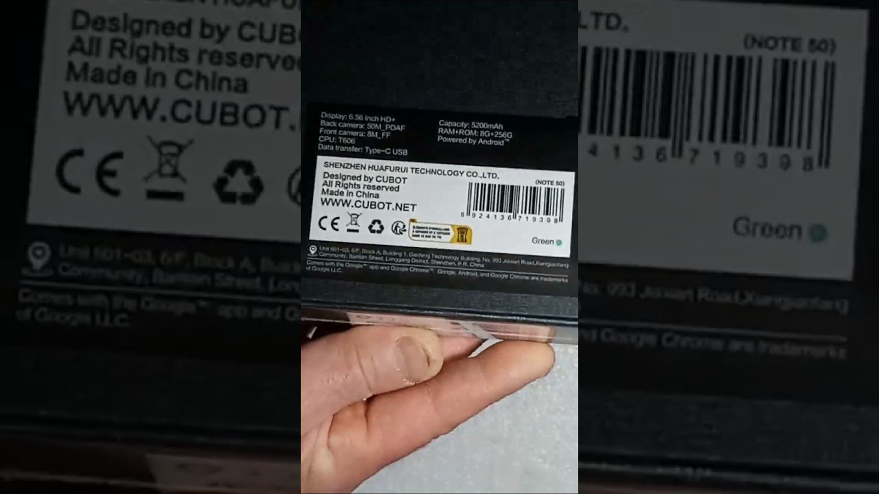 What's inside? A package from AliExpress... Cubot Note 50 – surprise or disappointment?