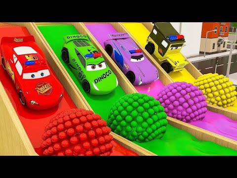 видео: (Video Educativo) Aprende los colores con los juguetes para coches