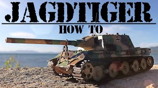 Tangki Jagdtiger WW2 Kardus | Bagaimana caranya