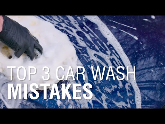 Avoid These Common Car Washing Mistakes