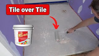 Tile over Tile with Mapei Eco Prim Grip by Bathroom Remodeling Teacher 2,685 views 1 month ago 3 minutes, 55 seconds