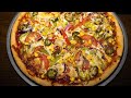 Whole Wheat Veg Pizza Recipe | Vegetarian Pizza With Atta