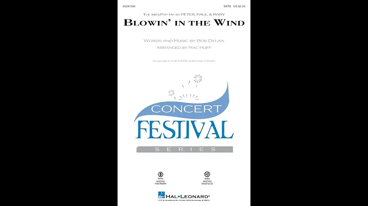 Blowin' in the Wind (SATB Choir) - Arranged by Mac...
