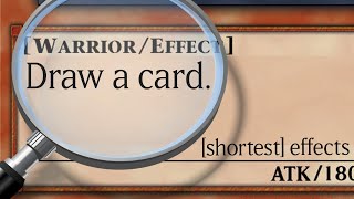 Yu-Gi-Oh Cards with the Shortest Effects Resimi