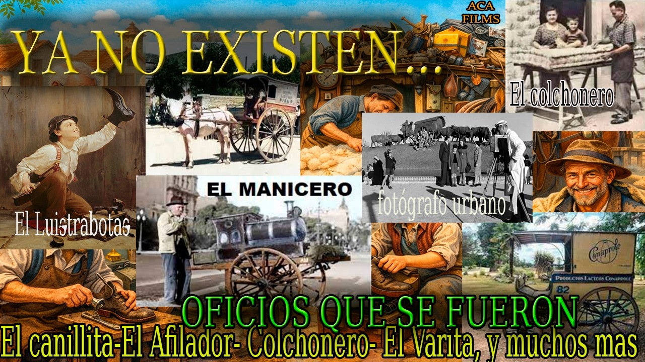 Oficios perdidos en el tiempo que marcaron generaciones