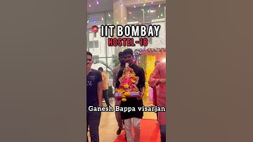 Hostel 18 Ganesh Visarjan❤️ #iitbombay #ganeshvisarjan  #iitb #jee #gate #motivation