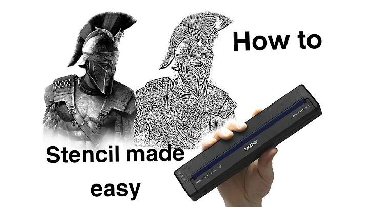 Brother PJ763MFI 🔥 Tattoo thermal printer | Tattoo stencil made easy!