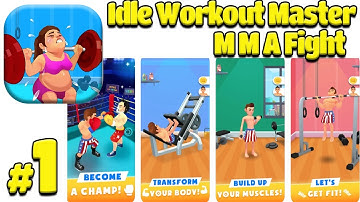 Idle Workout Master: MMA Fight Game Max Level - Idle MMA training center Game Complete Gameplay