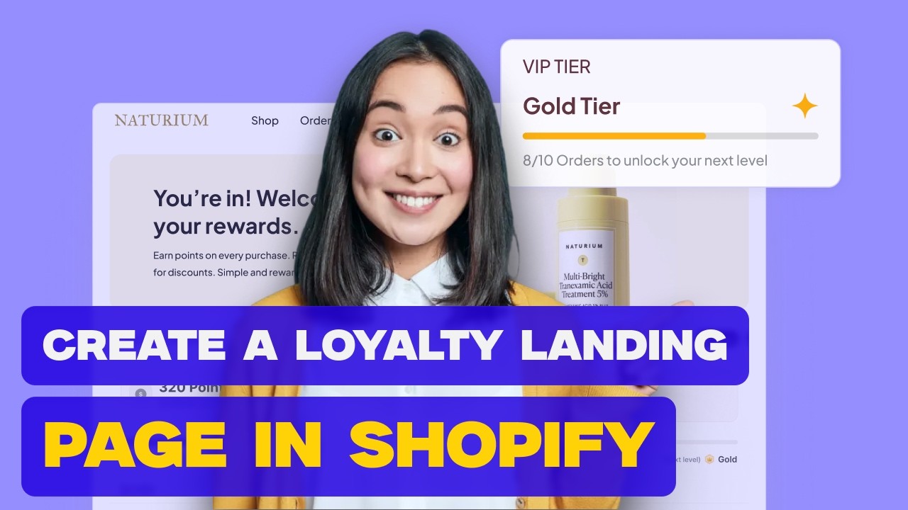 How to Create a Loyalty Program Landing Page ? - YouTube