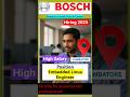 Bosch Hiring 2025 | Embedded Linux Engineer | High Salary | Coimbatore Jobs #sworldtechjobs