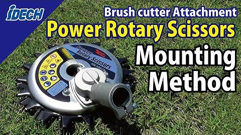 Power Rotary Scissors Mounting Method