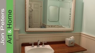 How To Install a Vanity Mirror Frame