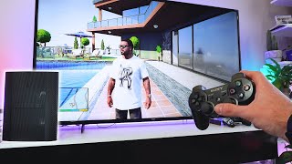 PS3 Super Slim Unboxing | GTA 5 POV Gameplay Test, Impression|