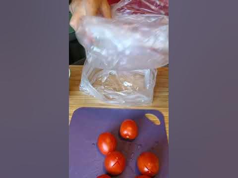 Малосольные ПОМИДОРЫ в пакете 🍅 #shorts ОТЛИЧНЫЙ ЗАКУСОН 🤙 - YouTube