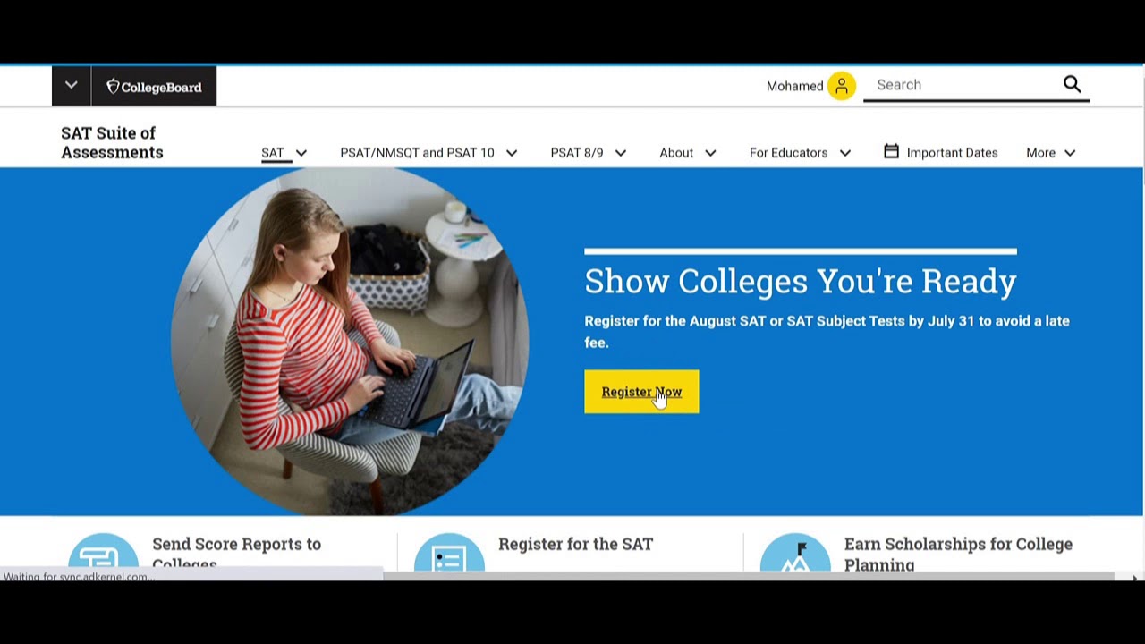 college board create education account