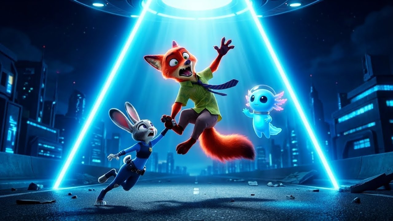 Zootopia Alien ZOOTOPIA 2: Nick & Judy Find an ALIEN! 👽 Area 51 Mystery | Funny ...