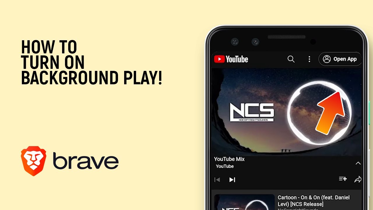 How to Turn ON Background Play of Videos in Brave Browser [EASY] YouTube