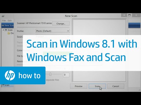 Scan in Windows 8.1 with Windows Fax and Scan | HP