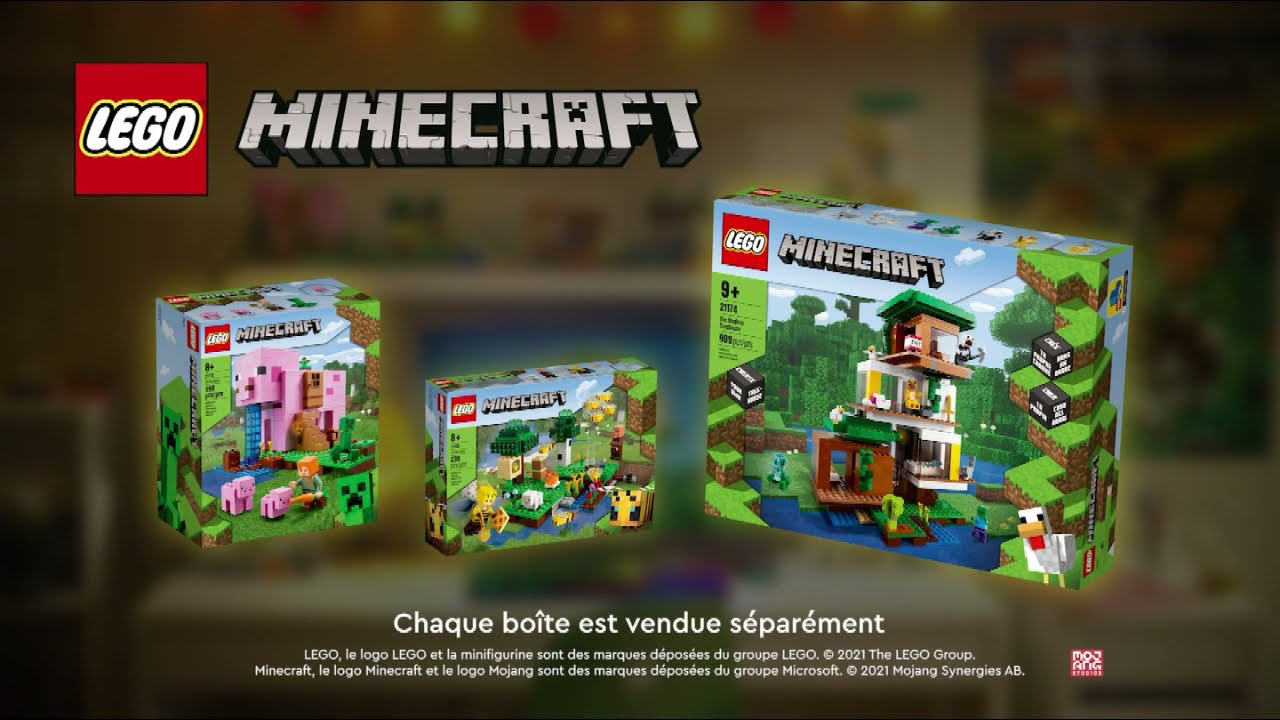 Lego Minecraft construis Ton Monde Pub 15s YouTube Lego Minecraft construis Ton Monde Pub 15s YouTube