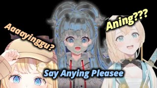 Kobo Ngajarin Ngomong 'Anying' ke Ame dan Iroha/Kobo Kanaeru Ch. hololive-ID