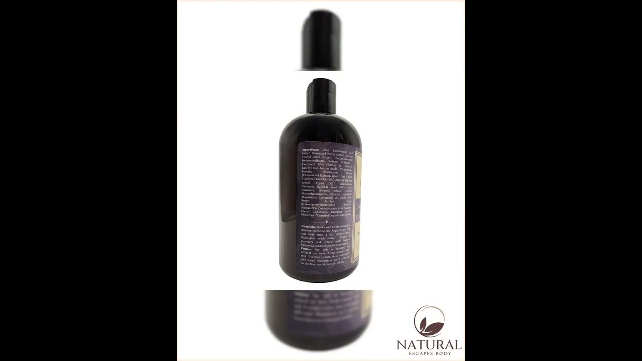 Lavender & Jojoba Repairing Shampoo | Sulfate-Free Shampoo for Dry Hair, Color-Treated Hair